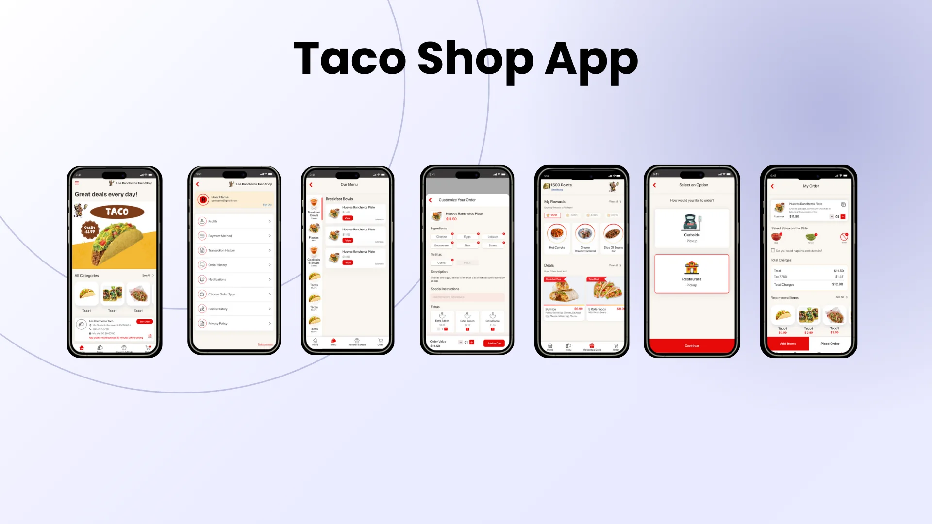 Taco Shop App